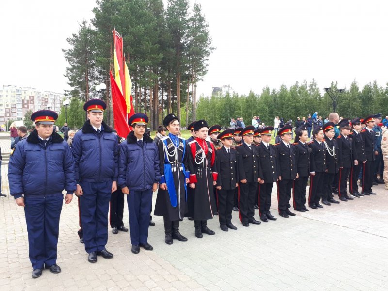 Участие в торжественном мероприятии: "Открытие Аллеи Славы"