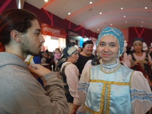 Наши будущие педагоги в самом сердце этнокультурного праздника!